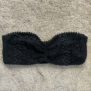 NWOT Full Tilt Lace Crochet Bandeau Strapless Bralette